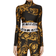 Versace Jeans Couture Long Sleeve Stretch Top