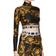 Versace Jeans Couture Long Sleeve Stretch Top