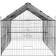 VEVOR Large Metal Chicken Coop 87"x41.7"x41"