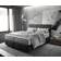 DeLife Dream-Great Anthracite Vintage Boxspringbett 160x200cm