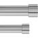 Umbra Cappa 66 120" Double Curtain Rod Set121.63"