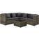 vidaXL 42895 Loungesett, 1 Bord inkl. 3 Soffor