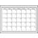 WallPops White Monthly Dry Erase Calendar 36x10"