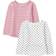 The Children's Place Toddler Girls Print Top 2-pack - Rose Quartz