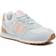 New Balance Air Jordan 1 Mid SE GS - Morning Fog/Pink Haze