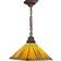 Meyda Tiffany Mahogany Maize Gold Pendant Lamp 13"