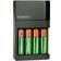 Duracell Ion Speed 1000 Battery Charger with 4 NiMh AA Rechargeable