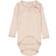 Wheat Long Sleeve Rib Lace Body - Rose Melange