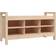 vidaXL Brown, 110 Pine Hall Storage Bench