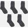 Resteröds Organic Cotton Socks 5-pack - Dark Grey