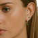 Sif Jakobs Roccanova Earrings - Gold/Green/Transparent