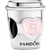 Pandora Take A Break Coffee Cup Charm - Silver/Pink