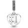 Pandora 18th Celebration Dangle Charm - Silver/Transparent