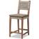 Baxton Studio Heyna Rope Bar Stool