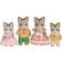 Sylvanian Families Striped Cat Family