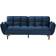 Playboy 3-Seater Scarlett Blue Sofa 3-Sitzer