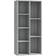 vidaXL grey sonoma Cabinet Bokhylle