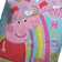 BrandMac Peppa Pig Rainbow Bed Set 140x200cm