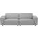 Big Violet Eucalyptus/Grey Sofa 256cm 3-Sitzer