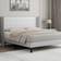 Hostack Platform Bed with Wingback Queen