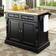 Crosley Oxford Butcher Block Top Kitchen Island Storage Cabinet