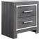 Ashley Lodanna Gray Bedside Table 15.7x23.7"