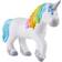 Haba Little Friends Unicorn Ruby Rainbow Chunky Plastic Toy Figure MichaelsÂ Multicolor One Size