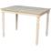 International Concepts Classic Unfinished Carved Small Table