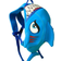 Crazy Safety Shark Children's Bag - Blue