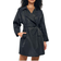 Urban Classics Crinkle Nylon Minimal Trench Coat - Black