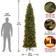 National Tree Company 9 ft Pre-Lit North Valley Spruce Slim Artificial Christmas Tree 108"