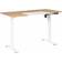 Vinsetto Laptop Natural/White Schreibtisch 70x140cm