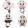 Crazy Safety White Rabbit Bicycle Helmet