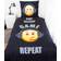 MCU Emot!x Eat Sleep Game Bedding 135x200cm