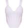 PrettyLittleThing Bandage Dip Hem Bust Cup Corset - White