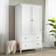 Greenport Brushed White Wardrobe 41x74"