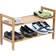 Oceanstar 15.5 H 8-Pair 2-Tier Shoe Rack