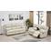 Betsy Furniture Bonded Beige Sofa 85" 2 3 Seater