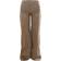 PrettyLittleThing Twill Contrast Seam Straight Leg Cargo Trousers - Khaki