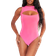 PrettyLittleThing Slinky Cut Out Front Bodysuit - Pink