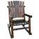 Leigh Country Wood High Back Slat Rocking Chair