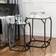 GlitzHome Set of 2 Glam Nesting Table