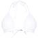 PrettyLittleThing Frill Edge Padded Bikini Top - White