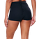 PrettyLittleThing Crinkle Rib Hot Pants - Black