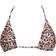 PrettyLittleThing Triangle Mix & Match Bikini Top - Leopard