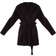 PrettyLittleThing Fluffy Dressing Gown - Black