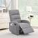 Contemporary Home Living Charlotte Manual Upholstered Recliner Armchair