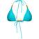 PrettyLittleThing Wooden Bead Triangle Bikini Top - Teal