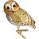 Old World Christmas Pygmy Owl Christmas Tree Ornament 12"