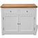 vidaXL Solid Oak Wood Sideboard 35.4x32.7"